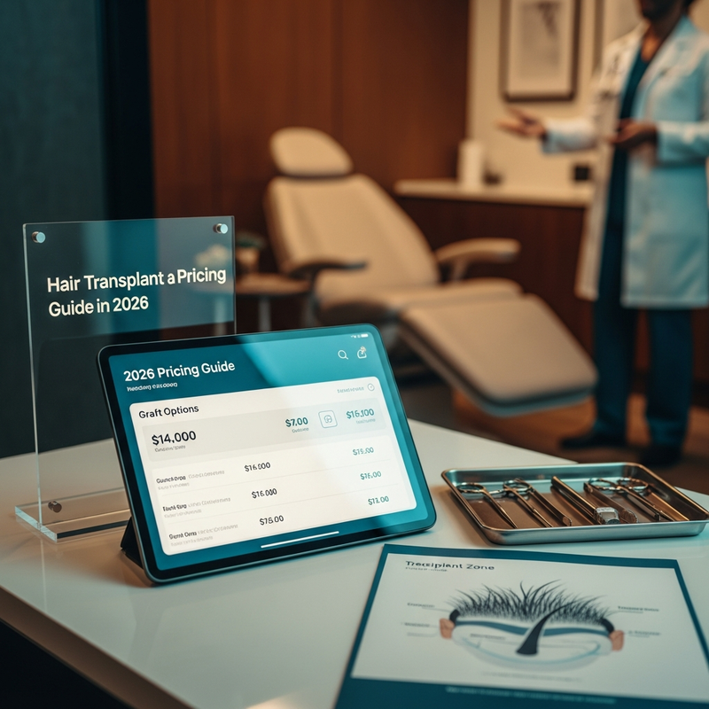 Hair transplant and cost checklist for comparing FUE and FUT quotes