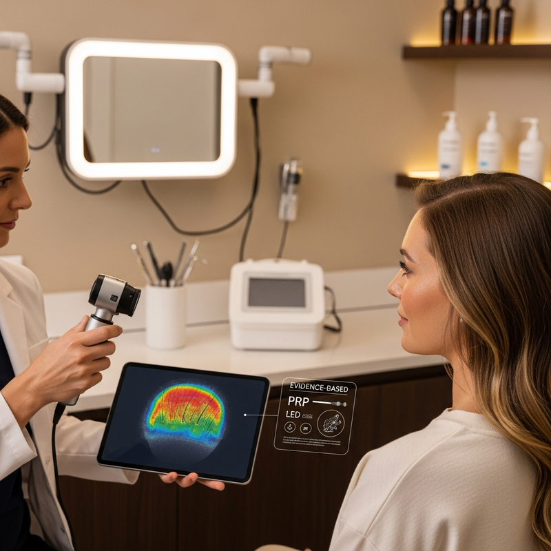 Scalp-focused plan for hair loss ladies treatment