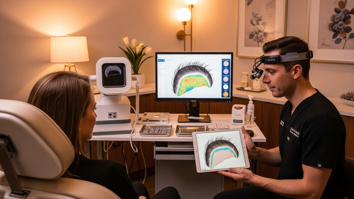 Hair transplant in females consultation planning graft placement