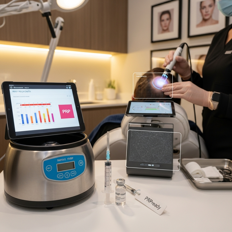 PRP scalp injections for hair loss treatment with prp to improve density and reduce shedding