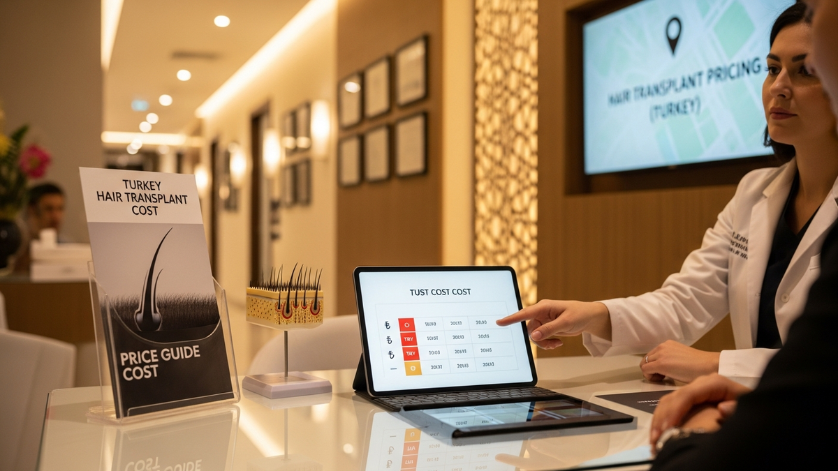 Hair transplant costs in Turkey guide with clinic consultation and graft planning