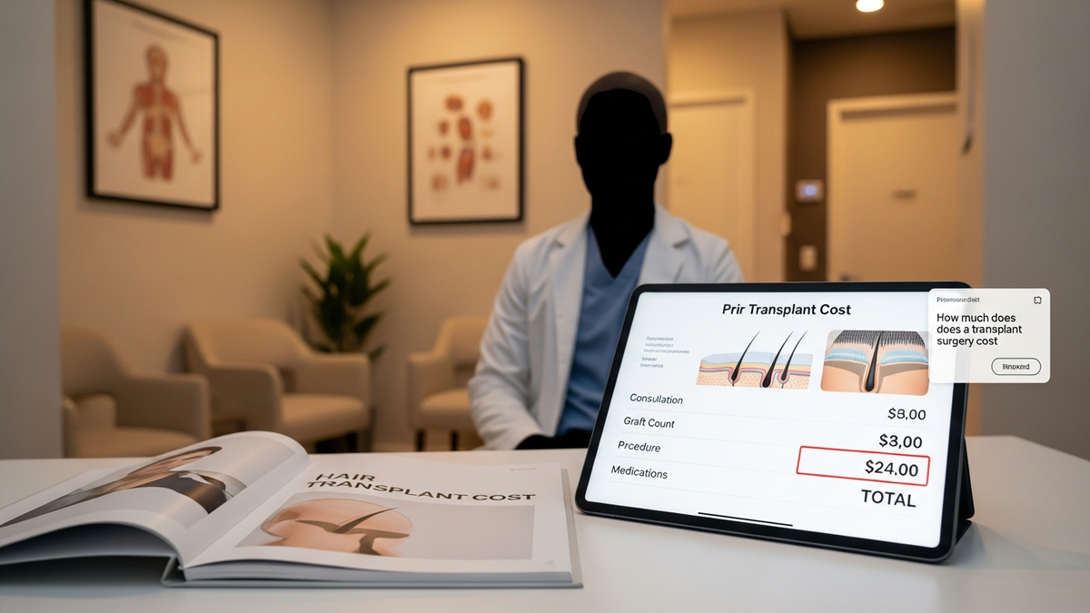 Hair transplant cost factors for FUE and FUT pricing