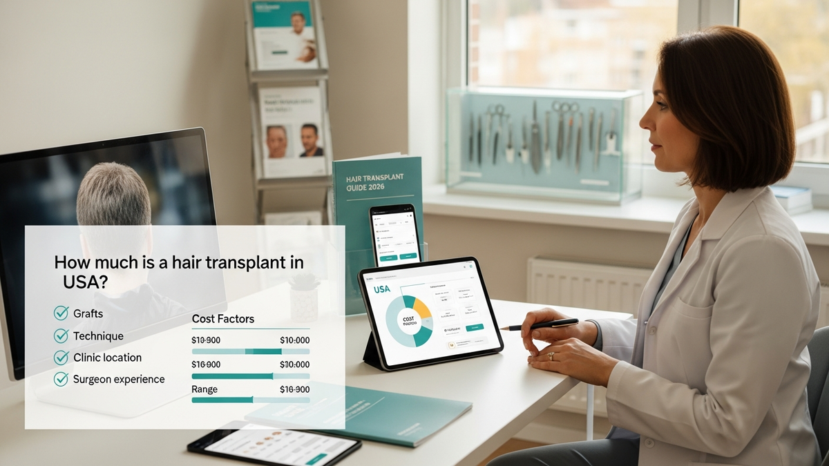 How much is a hair transplant in USA cost guide for FUE and FUT