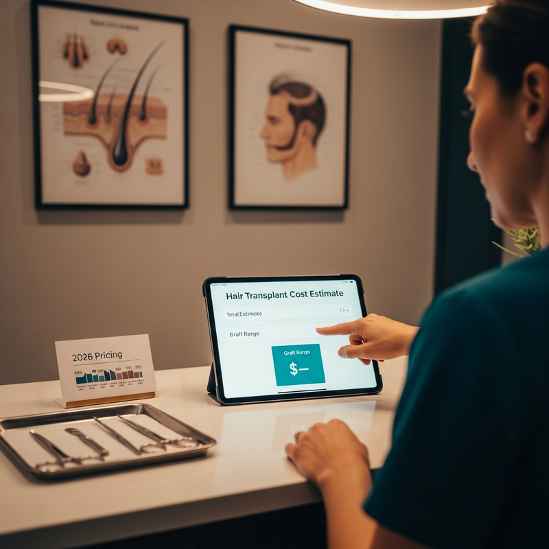 Compare hair transplant surgery cost for FUE vs FUT