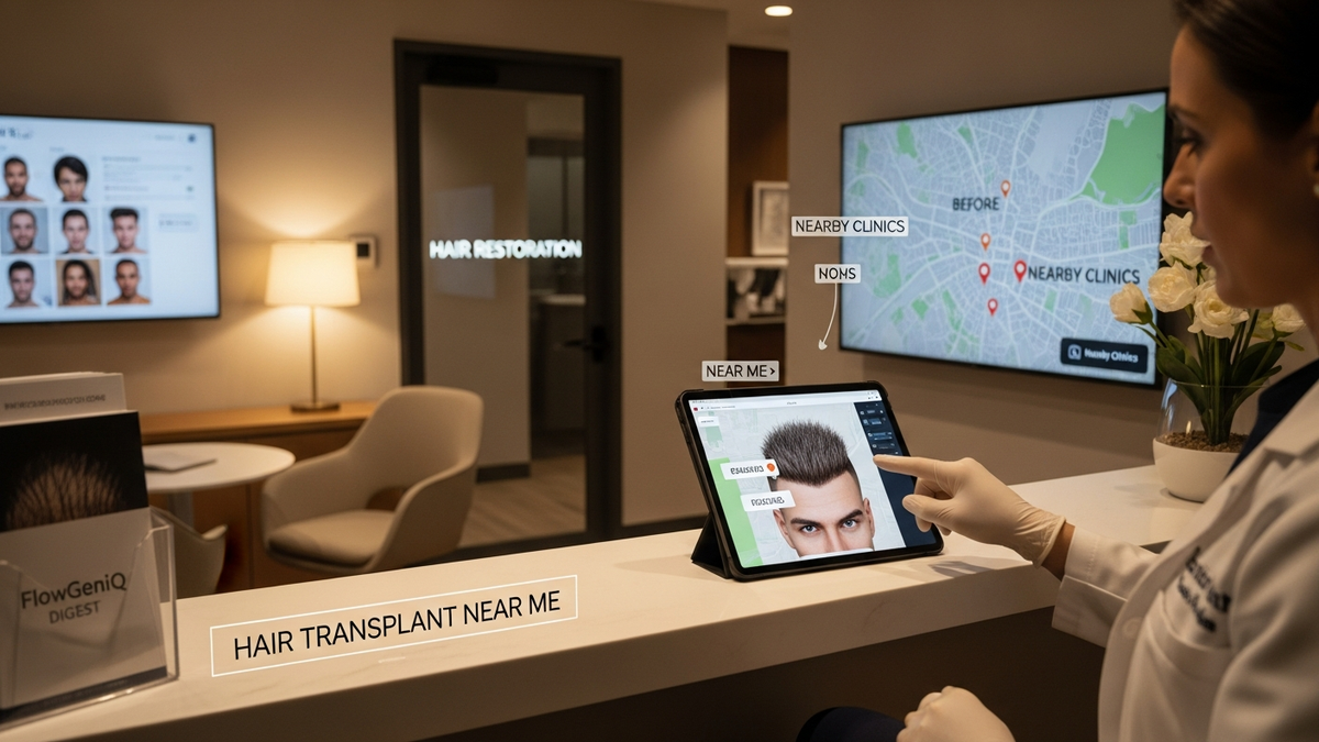 Hair transplant near me consultation planning for FUE and FUT hair restoration