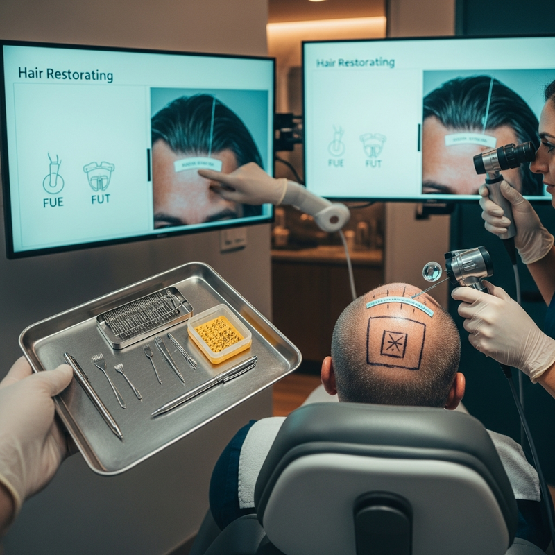 Men's hair transplant recovery timeline for shedding and hair growth milestones