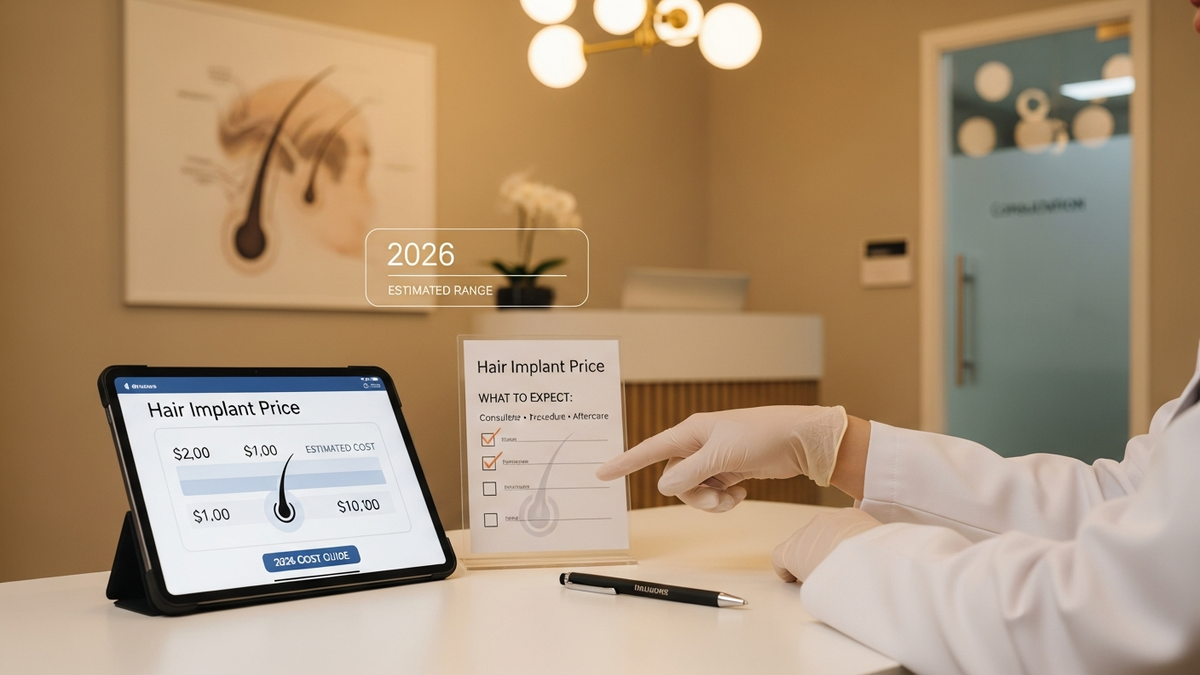 Hair implant price guide for budgeting FUE and FUT hair restoration