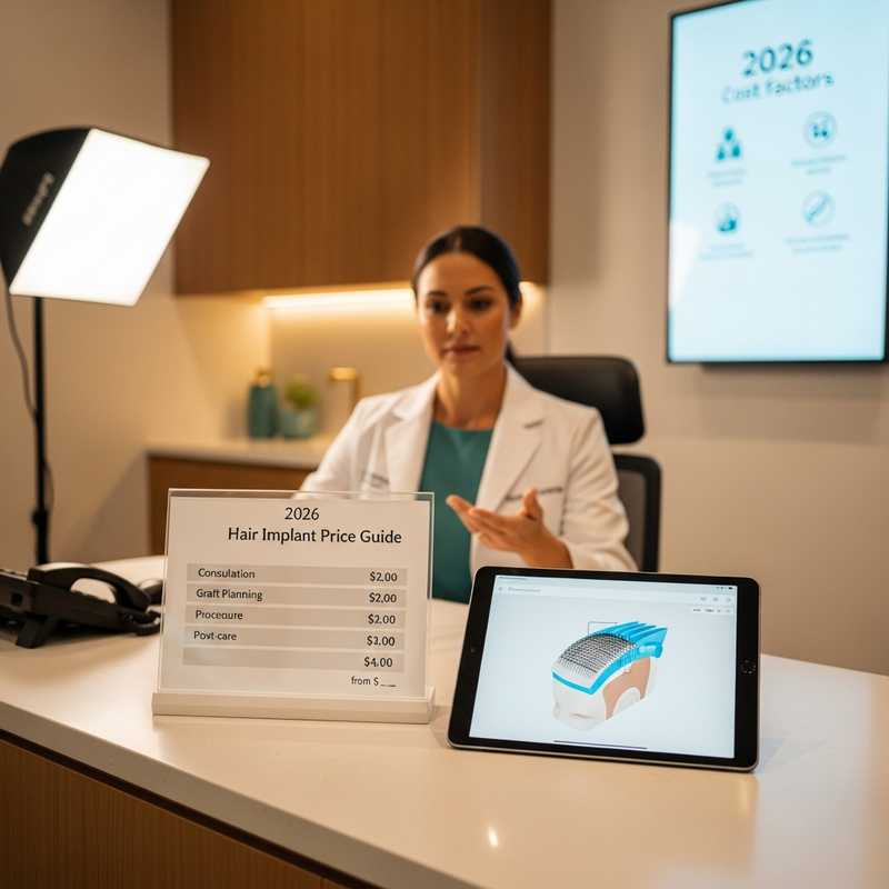 Hair transplant pricing checklist for natural density and donor planning