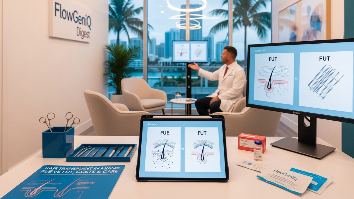 Hair transplant in Miami: FUE and FUT planning for natural hairline results