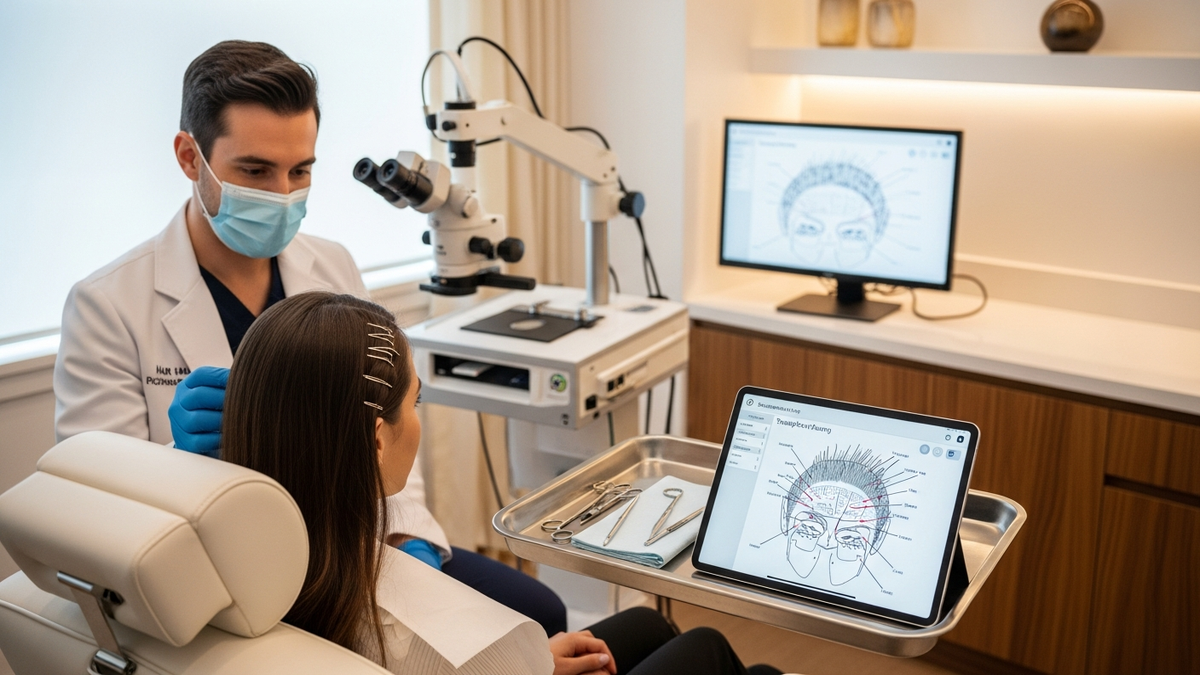 Hair transplant surgery for women consultation planning for natural density