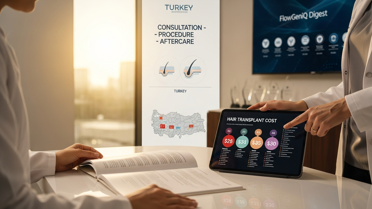 Hair transplant in Turkey cost guide with clinic consultation and graft planning