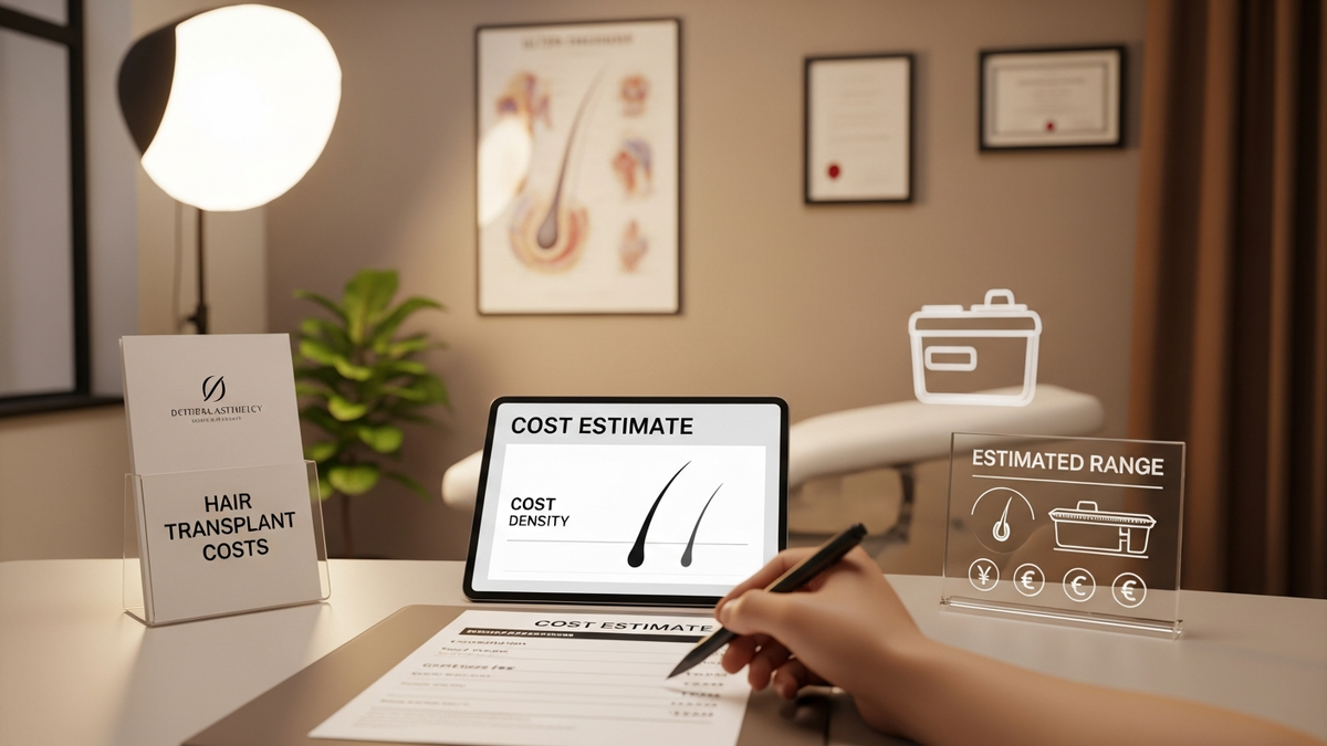 Hair transplant clinic consultation for FUE and FUT planning