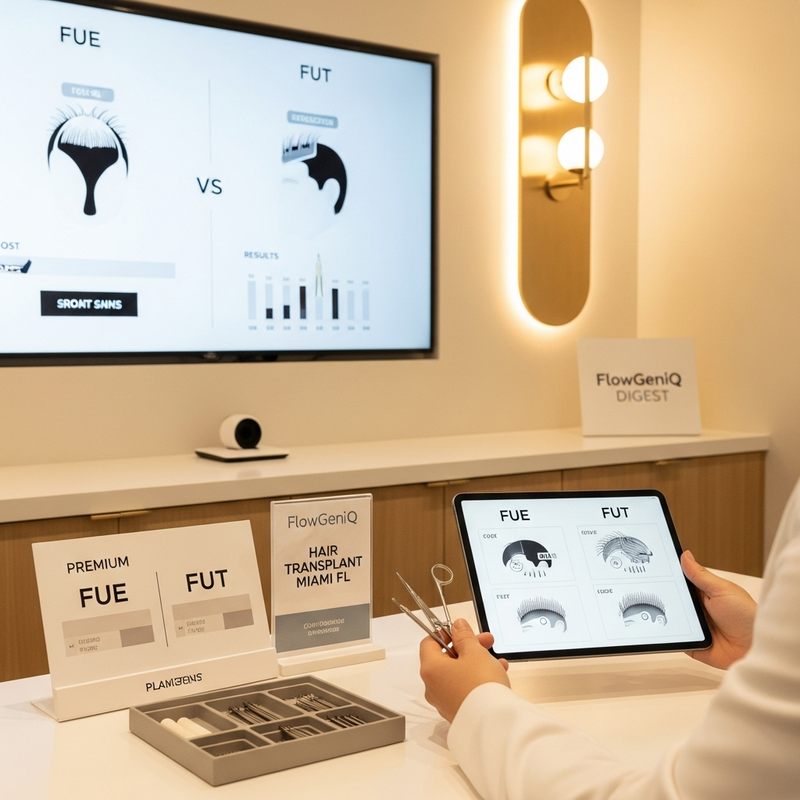 Hair transplant Miami FL FUE and FUT overview for candidacy
