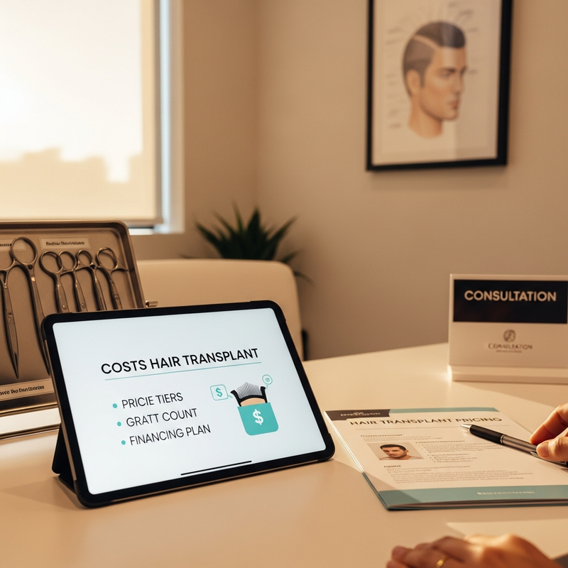 Costs hair transplant estimate checklist for graft count and budgeting