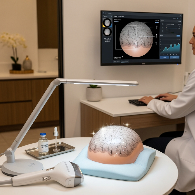 Hair treatment for hair growth consultation and realistic timeline