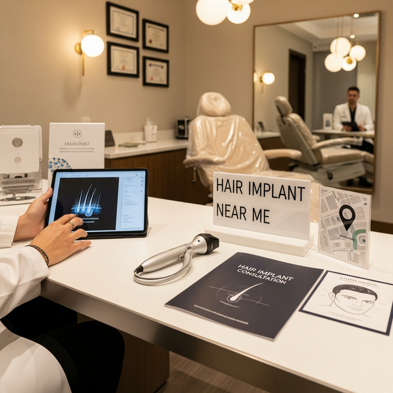 Choosing FUE vs FUT for hair implant near me with natural density planning
