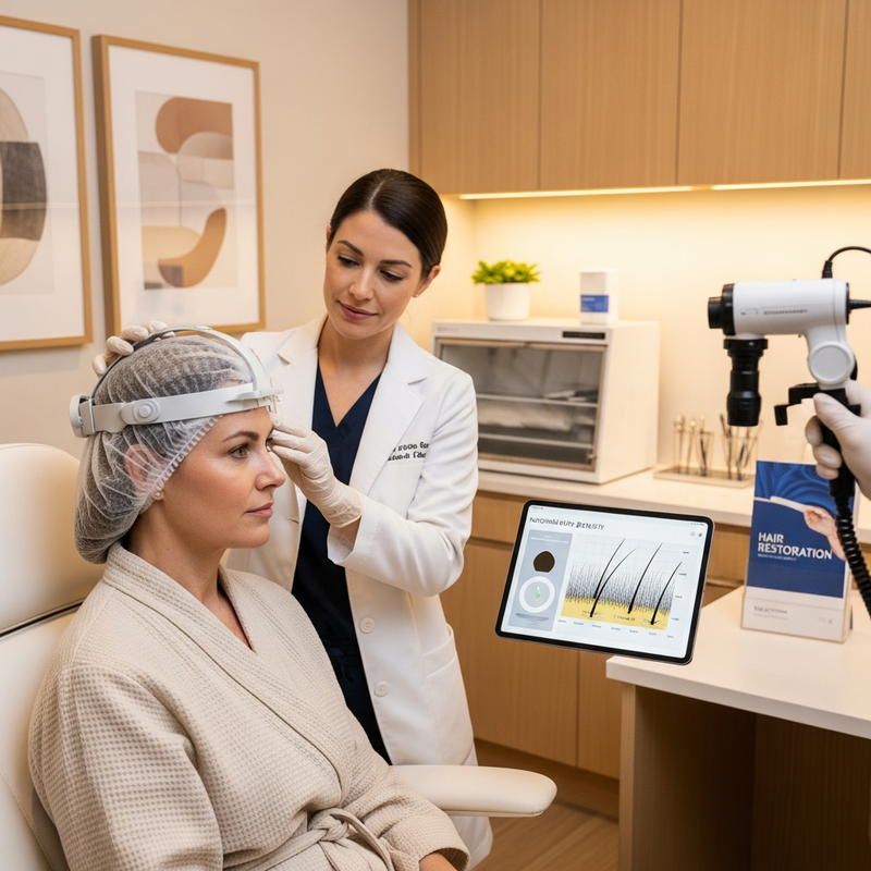 Hair transplant women consult checklist for natural hair restoration planning