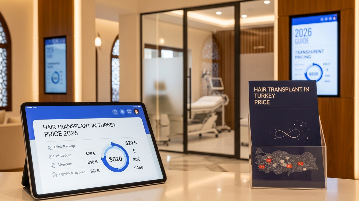 Turkey hair transplant price guide showing FUE and FUT cost factors