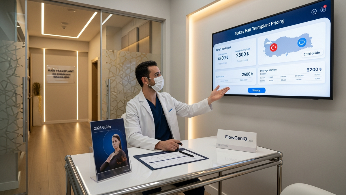 Hair transplant clinic consultation in Turkey with pricing guidance