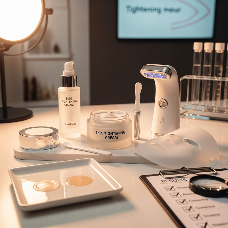 Skin tightening cream for smoother, firmer-looking skin with hydration and SPF
