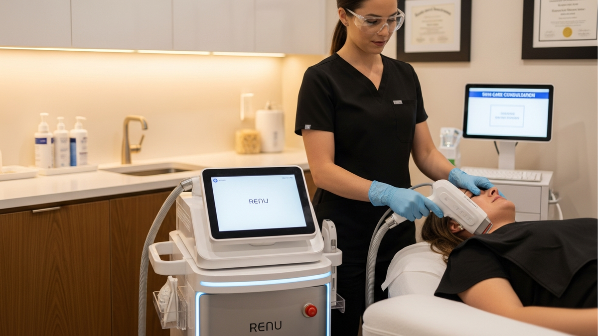 Renu laser & skin care consultation in Littleton, Colorado for natural skin rejuvenation