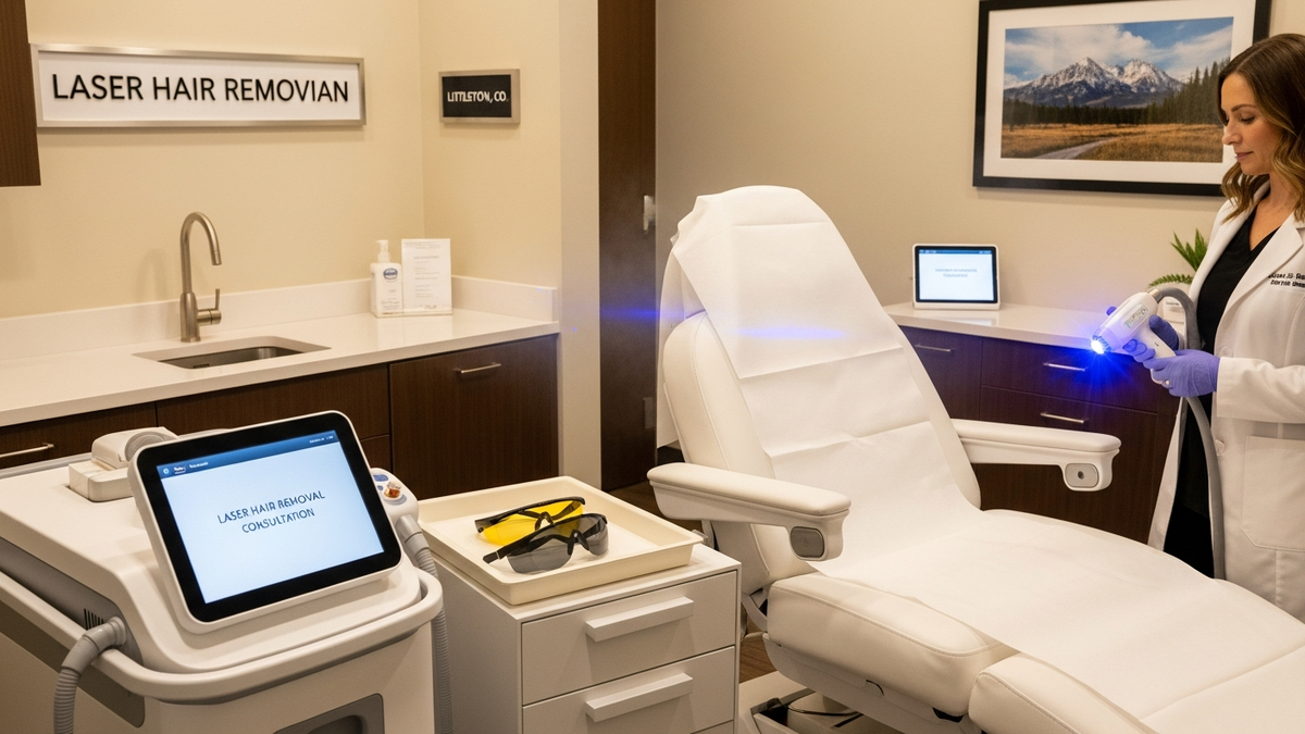 Laser hair removal Littleton CO consultation for smoother skin results