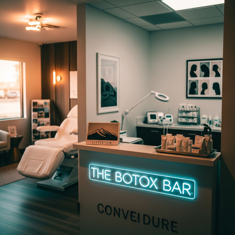 Botox injection consultation in Littleton Colorado at a medical spa