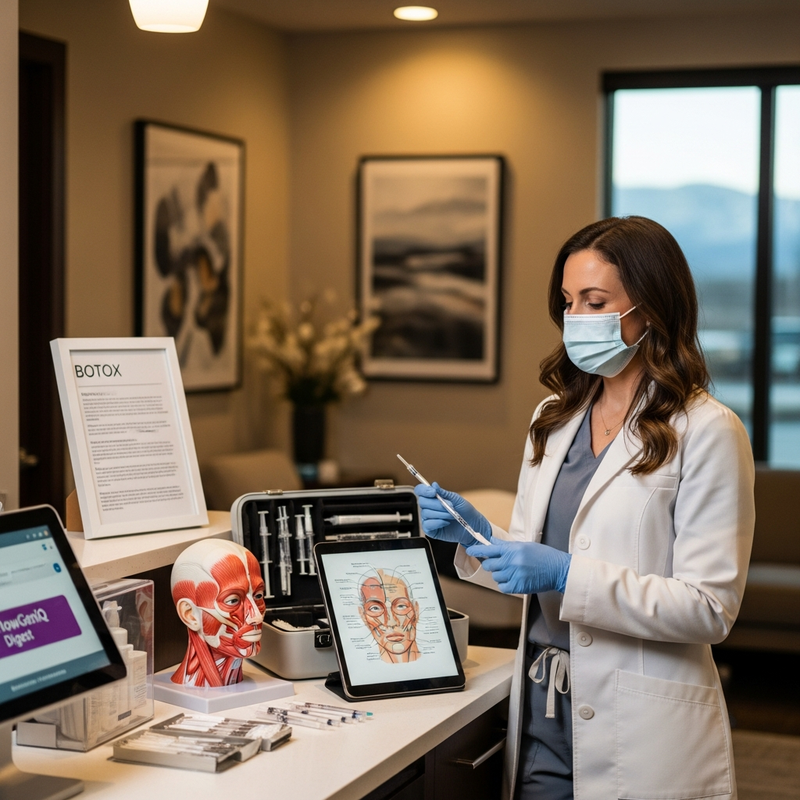 Botox and other wrinkle relaxers planning for natural facial expression