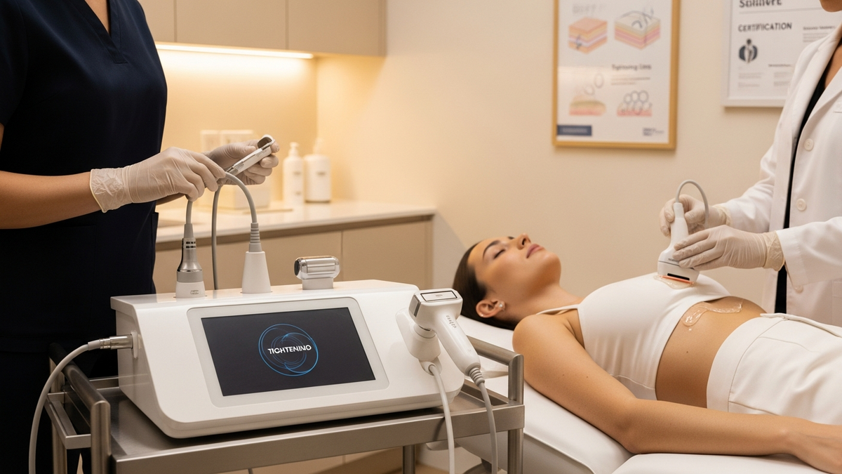 Skin tightening non surgical procedures for firmer facial and body skin