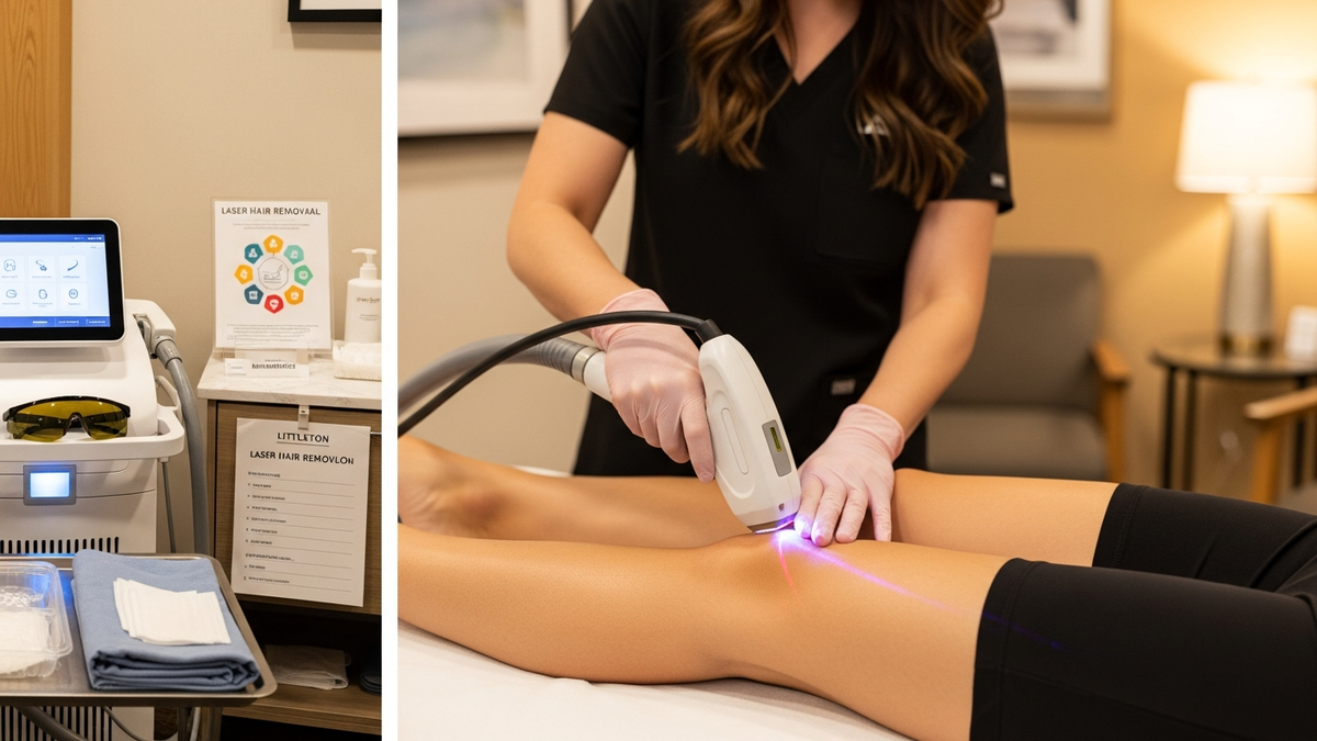 Littleton laser hair removal consultation for smooth, hair-free skin
