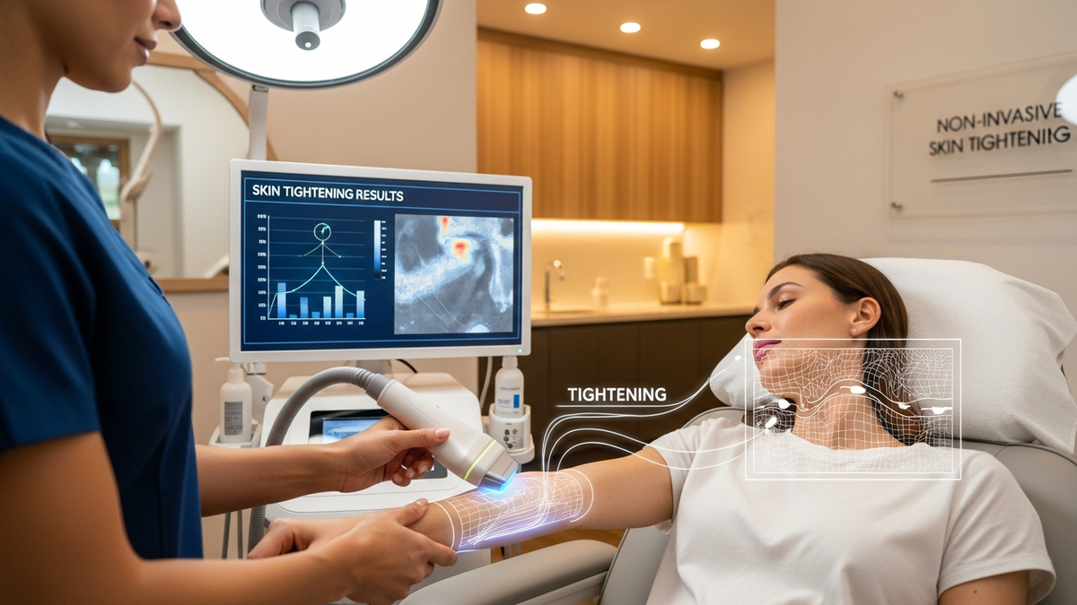 Non invasive procedures for skin tightening in Littleton, Colorado for firmer skin