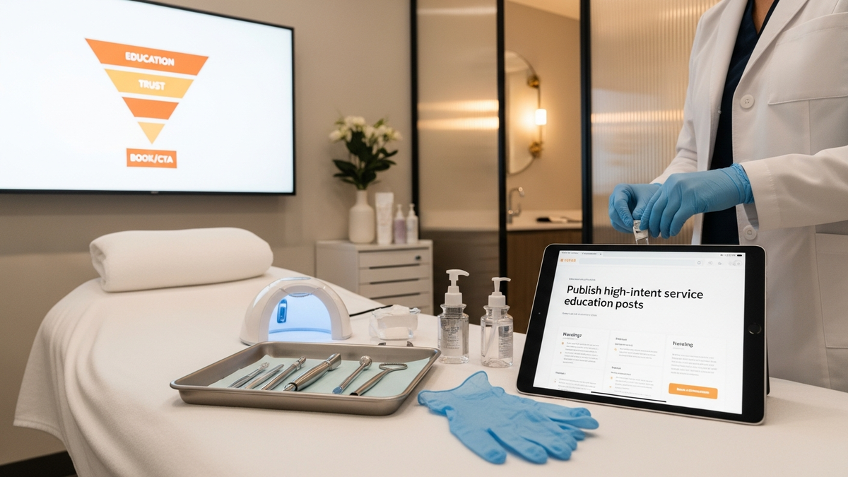 Publish high-intent service education posts for med spa treatments in Littleton, Colorado