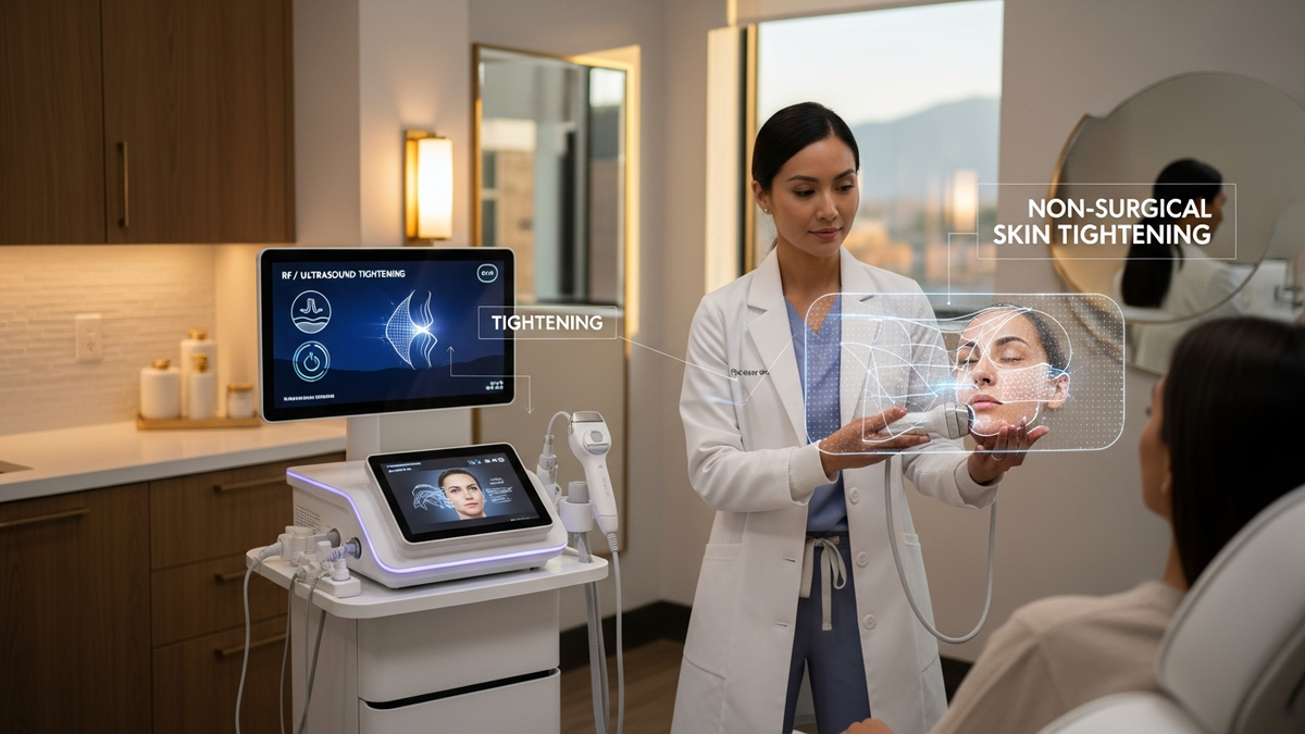 Non surgical skin tightening plan at a medical spa in Littleton Colorado