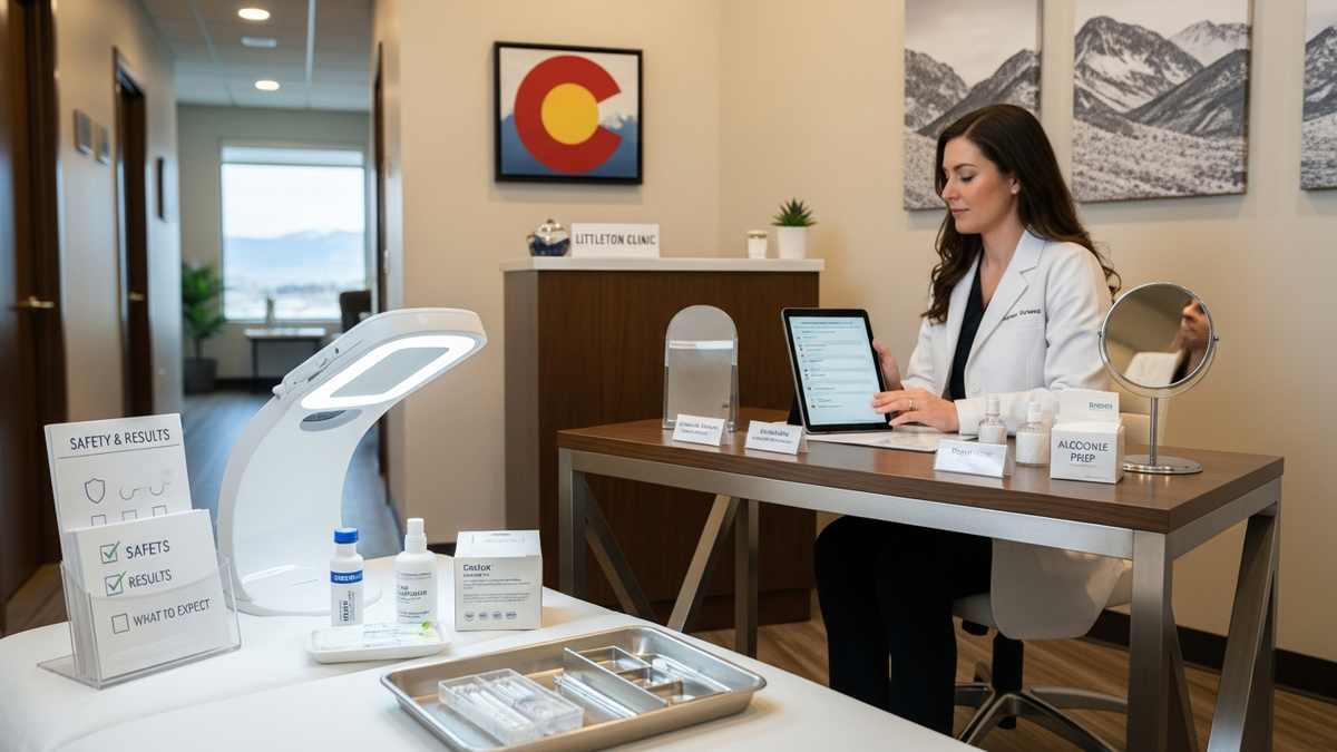 Botox Littleton CO consultation for wrinkle reduction with medical-grade care