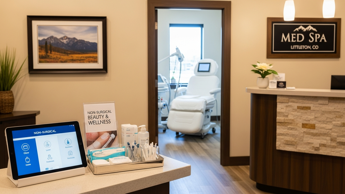 Med spa Littleton CO consultation for injectables and skin rejuvenation at a clinical aesthetic clinic