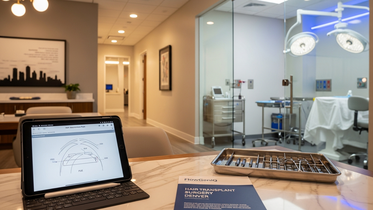 Hair transplant surgery Denver consultation at FUEsion Hair Clinics Denver