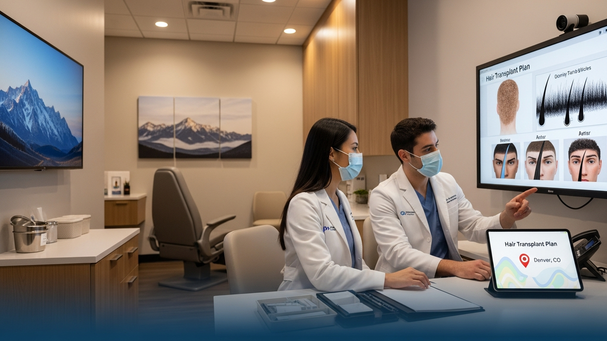 Hair transplant consultation in Denver Colorado for natural-looking results