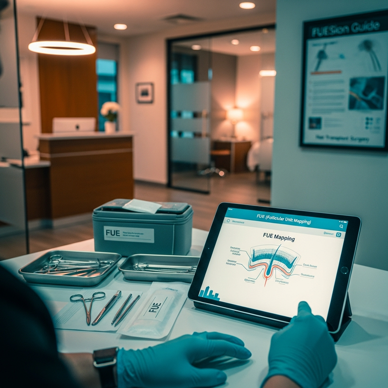 Denver hair transplant surgery planning and graft estimate at FUEsion Hair Clinics