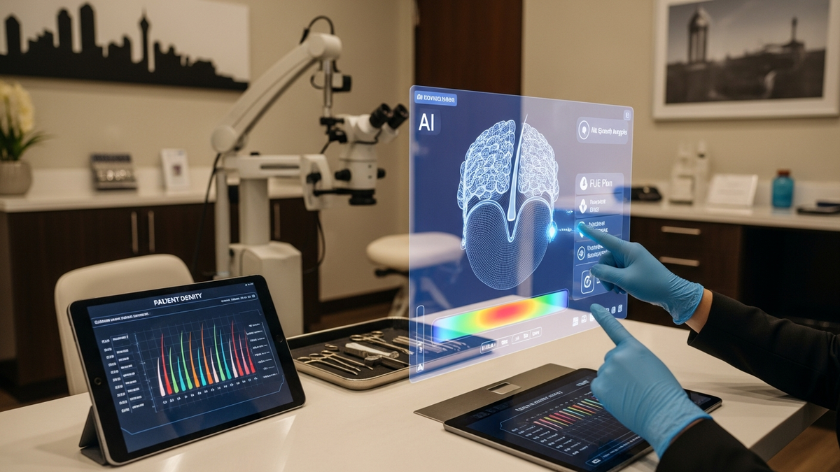 AI-assisted FUE planning for advanced hair restoration in Denver