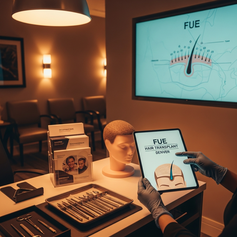 Denver FUE hair transplant results planning for density, hairline design, and graft survival