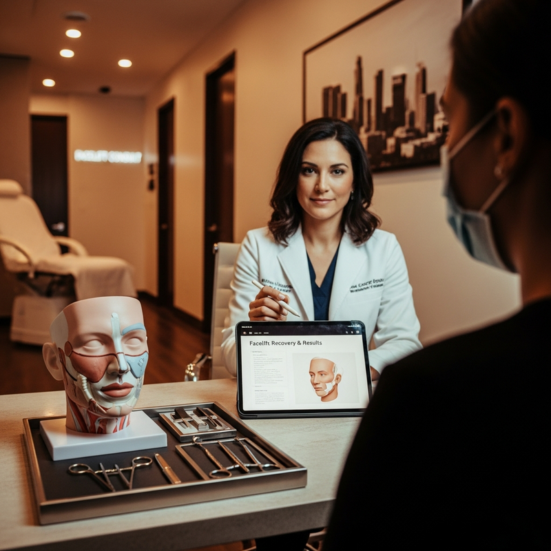Facelift results: modern facelift technique for a refreshed, youthful lower face and neck