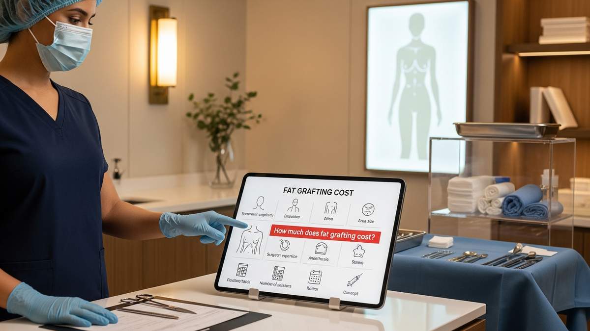 Landscape hero image illustrating fat grafting consultation and natural facial volume results