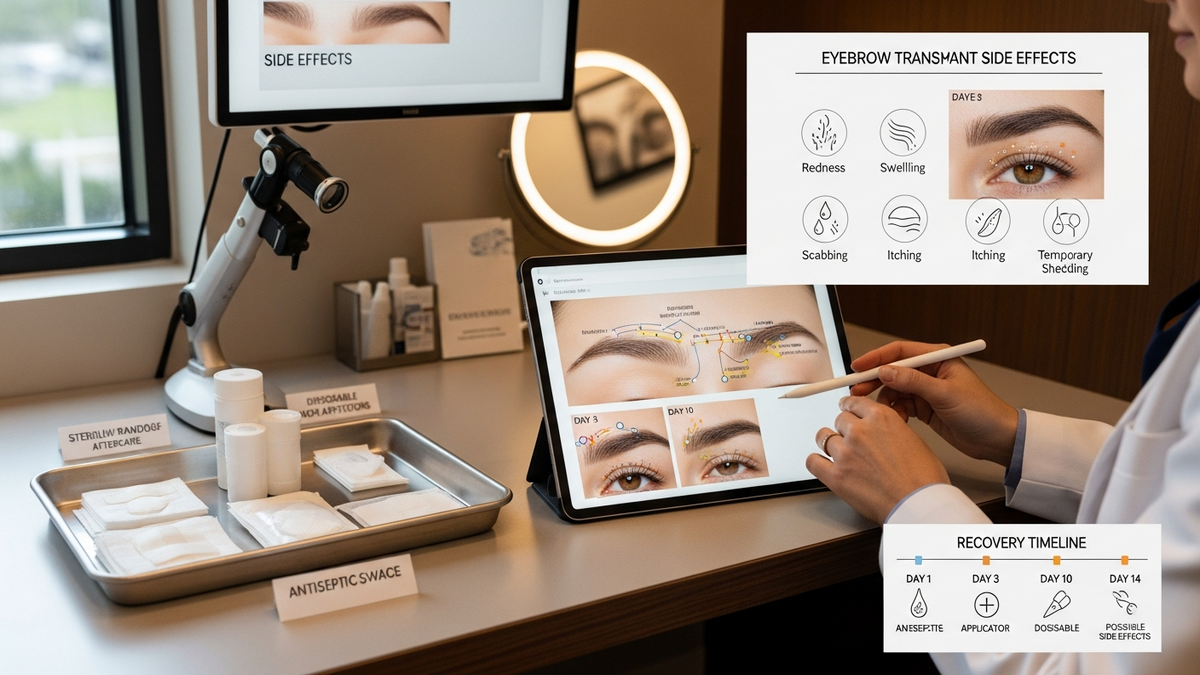 Eyebrow transplant side effects guide—natural eyebrow restoration planning with a facial plastic surgeon in Beverly Hills