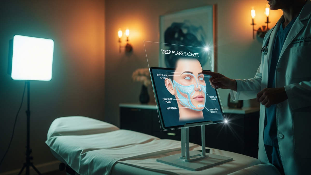 Deep plane facelift consultation in Beverly Hills showing natural facial rejuvenation planning and surgical artistry