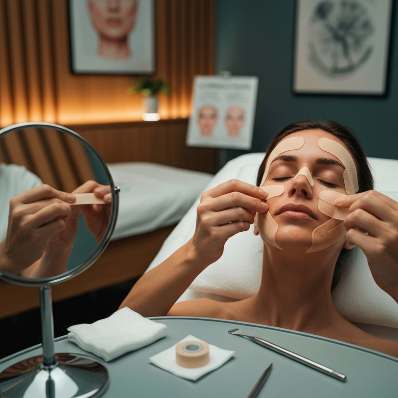 Taping Face Facelift: What It Is, Benefits, Risks, and How to Get a Natural-Looking Result - square image