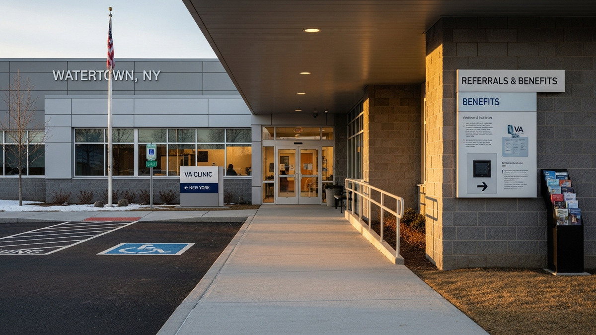 va clinic Watertown New York informational photo showing a veteran healthcare setting in Watertown, NY